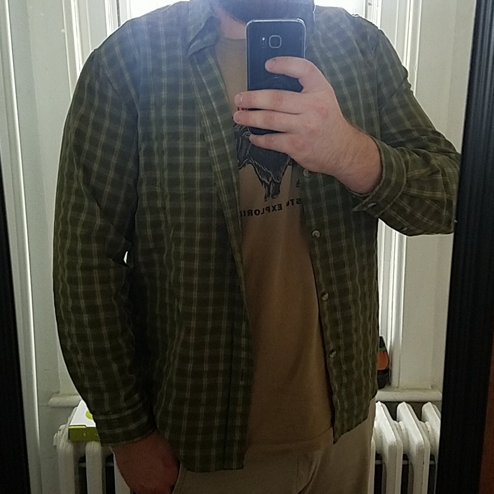 North Face Plaid Button Down